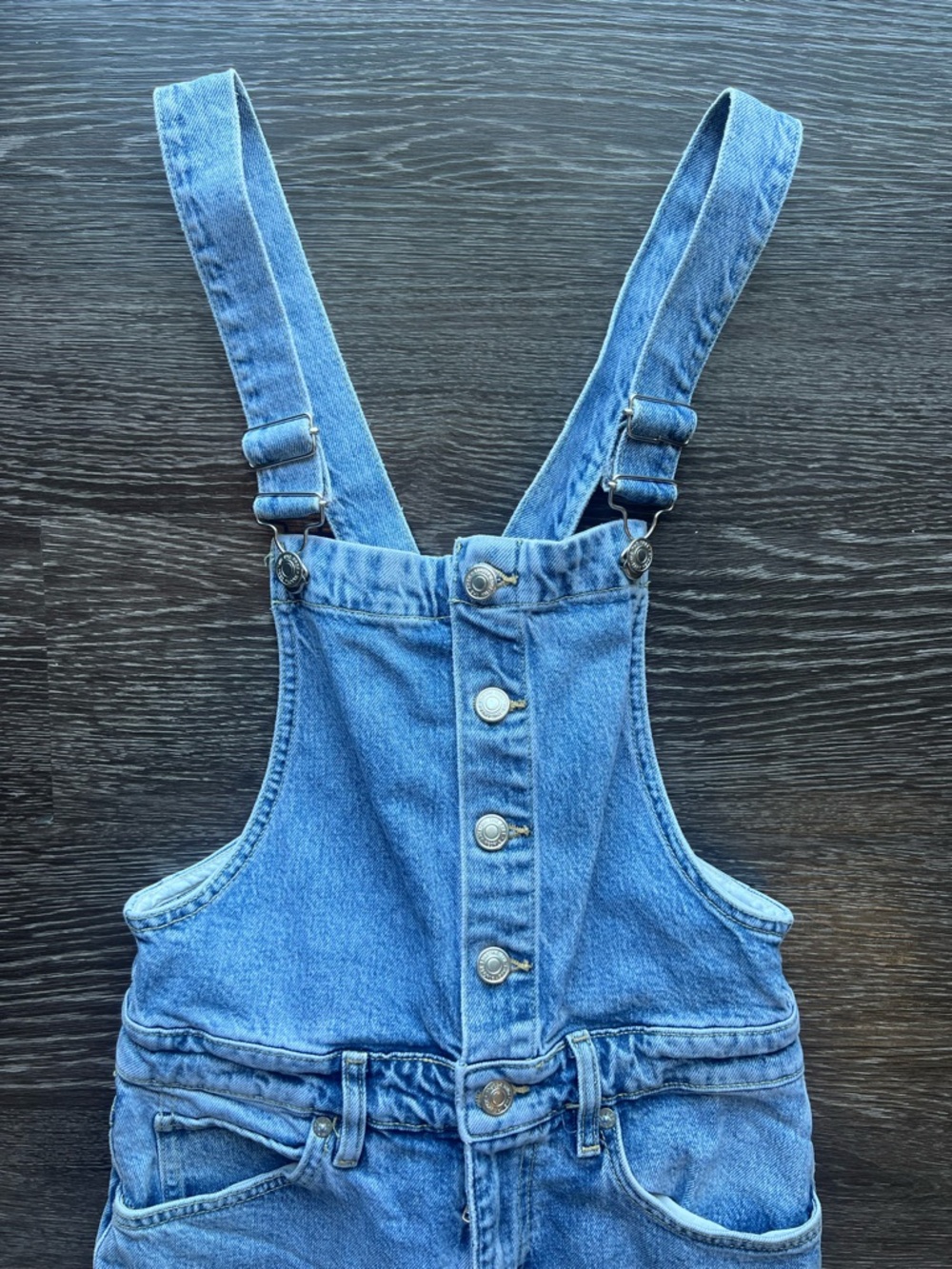 Free People We The Free Shelby Button Front Overalls - Picture 7 of 15